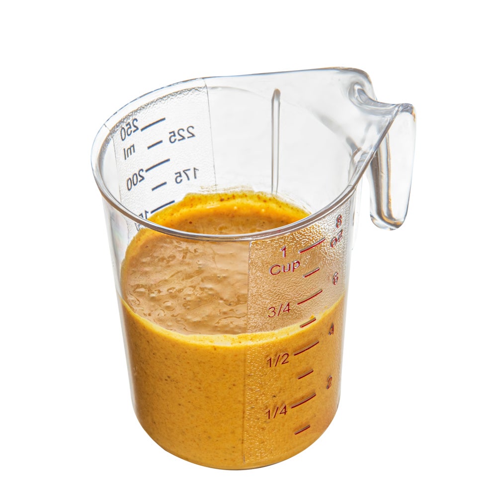 Cup, Measuring, RW Base, 1 Cup, Plastic, Clear, 3.75 x 3 x 3.75 Inch,1 - 1 EACH
