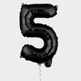 Balloon, Mylar, Balloonify 16 Inch, Number 5, Black,1 - 1 EACH
