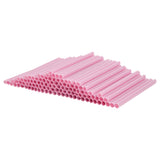 Straws, Boba, Basic Nature, Plastic, Pink, Pointed, 9 Inch, Unwrapped, PLA,100 - 1 COUNT