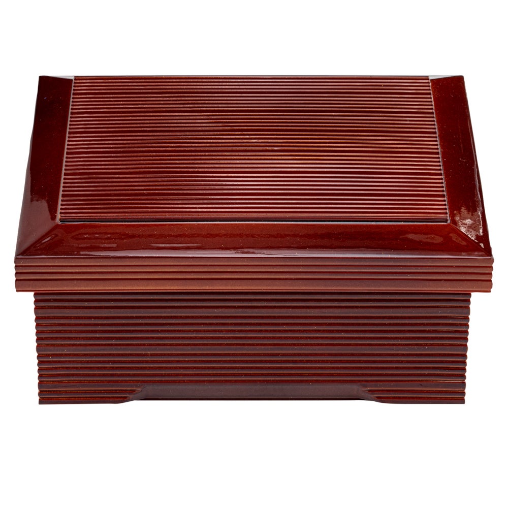 Box, Japanese Style Unagi Bento, Bento Tek 27 Ounce, Plastic, Brown, 6.75 x 5.75 x 3 Inch,1 - 1 EACH