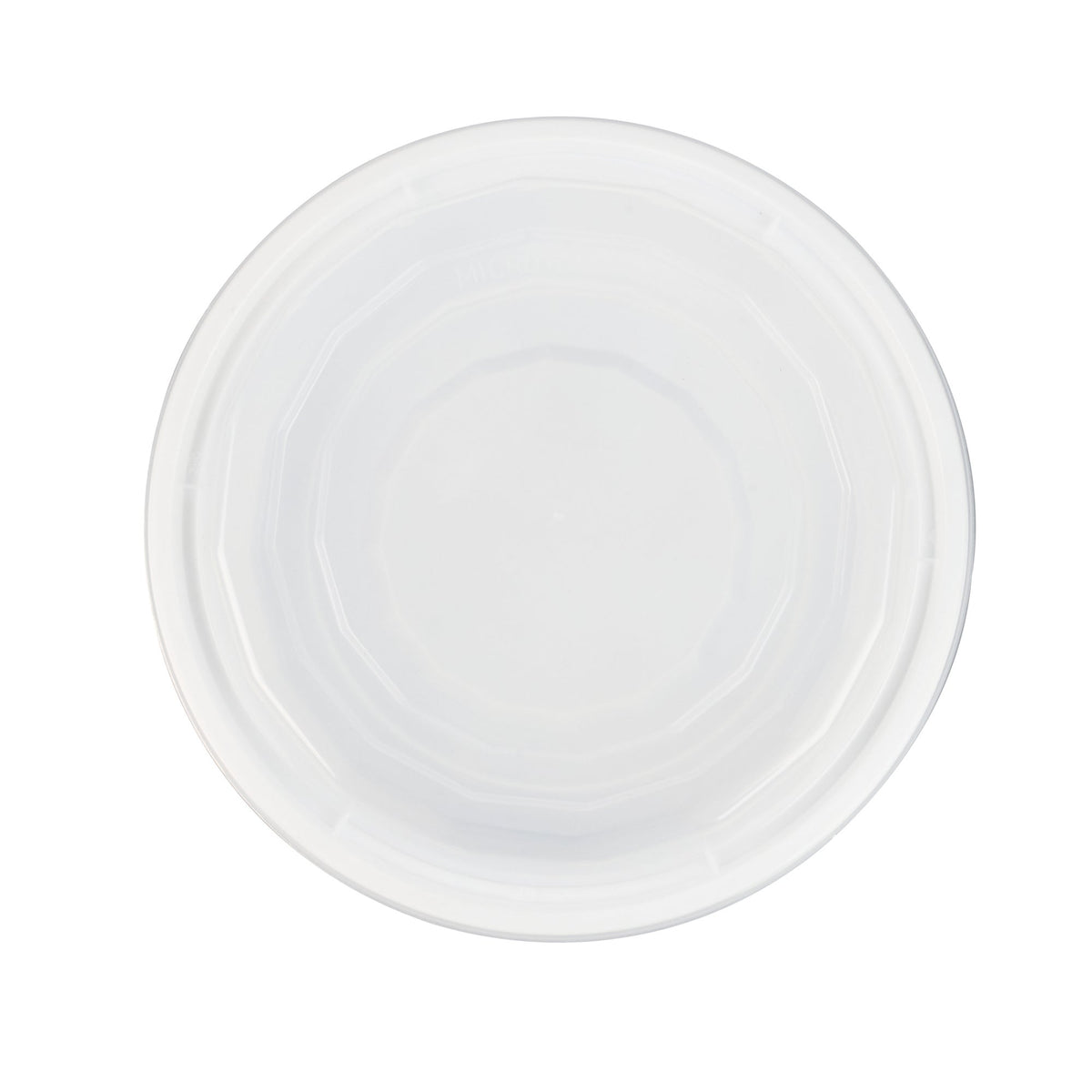 Box, To-Go, Asporto 24 Ounce, Microwavable Plastic, White, Round, 7.25 x 7.25 x 1.50 Inch, includes Clear Lid,50 - 1 EACH