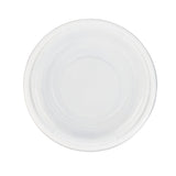 Box, To-Go, Asporto 24 Ounce, Microwavable Plastic, White, Round, 7.25 x 7.25 x 1.50 Inch, includes Clear Lid,50 - 1 EACH
