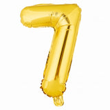 Balloon, Mylar, Balloonify 16 Inch, Number 7, Gold,1 - 1 EACH