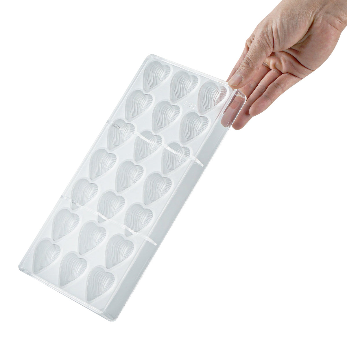 Molds, Candy & Chocolate, Pastry Tek 21-Compartment, Thread Heart, Polycarbonate,10 - 1 COUNT