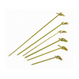 Skewers, 2.8 Inch, Bamboo, Looped,20 - 100 COUNT