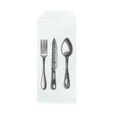 Bags, 8.66 x 3.35 Inch, Paper, White, with Logo,1 - 1000 COUNT