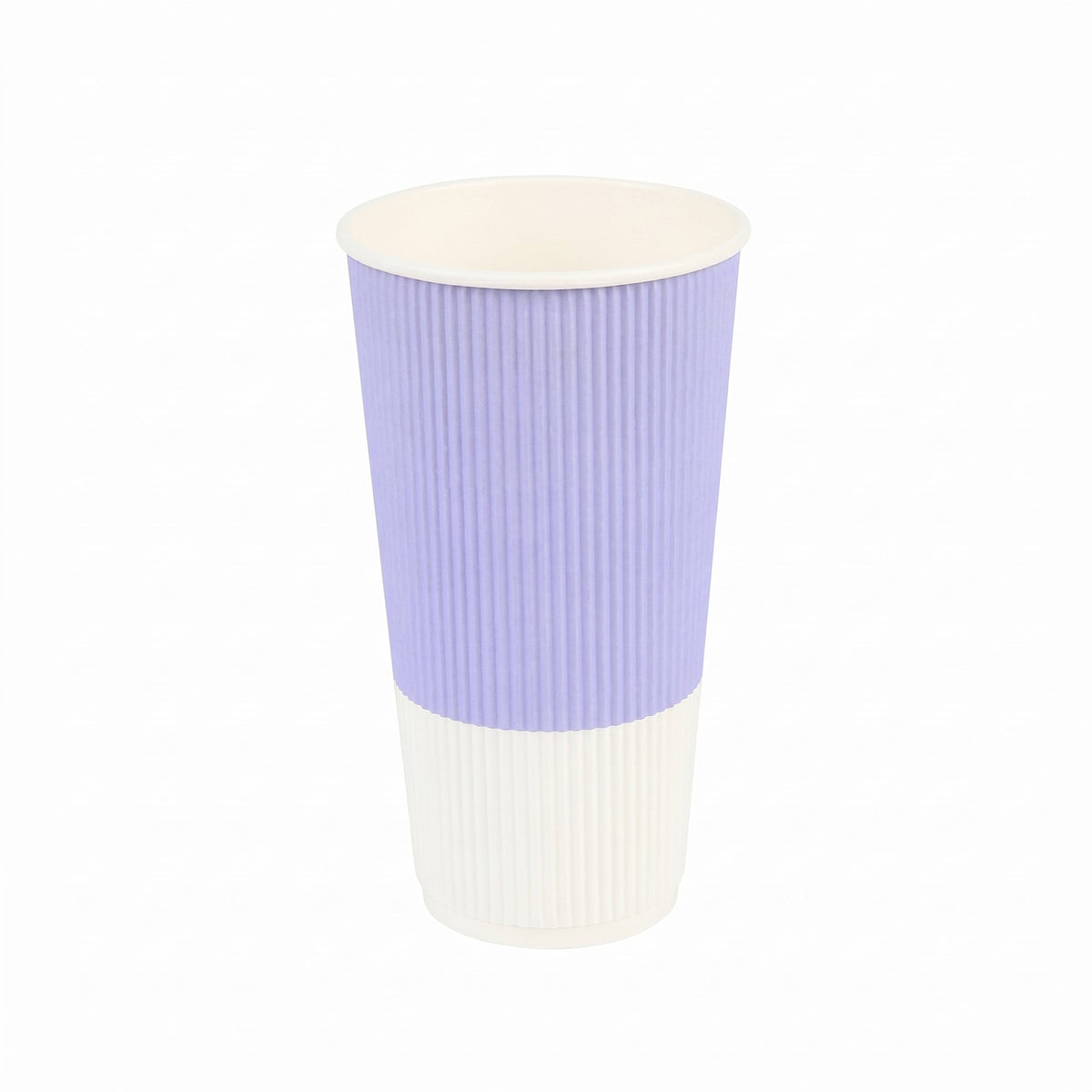 Cups, Hot, 20 Ounce, Paper, Light Purple, Ripple Wall,1 - 250 COUNT