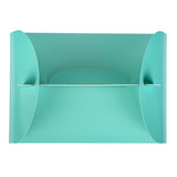 Boxes, Gable & Lunch, Bio Tek 10 x 7 x 8 Inch, Paper, Turquoise, with Window,4 - 25 COUNT