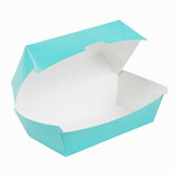 Containers, Hot Dog & Sandwich, Bio Tek 6.75 x 3.50 x 3.50 Inch, Paper, Turquoise, Rectangular,100 - 1 COUNT