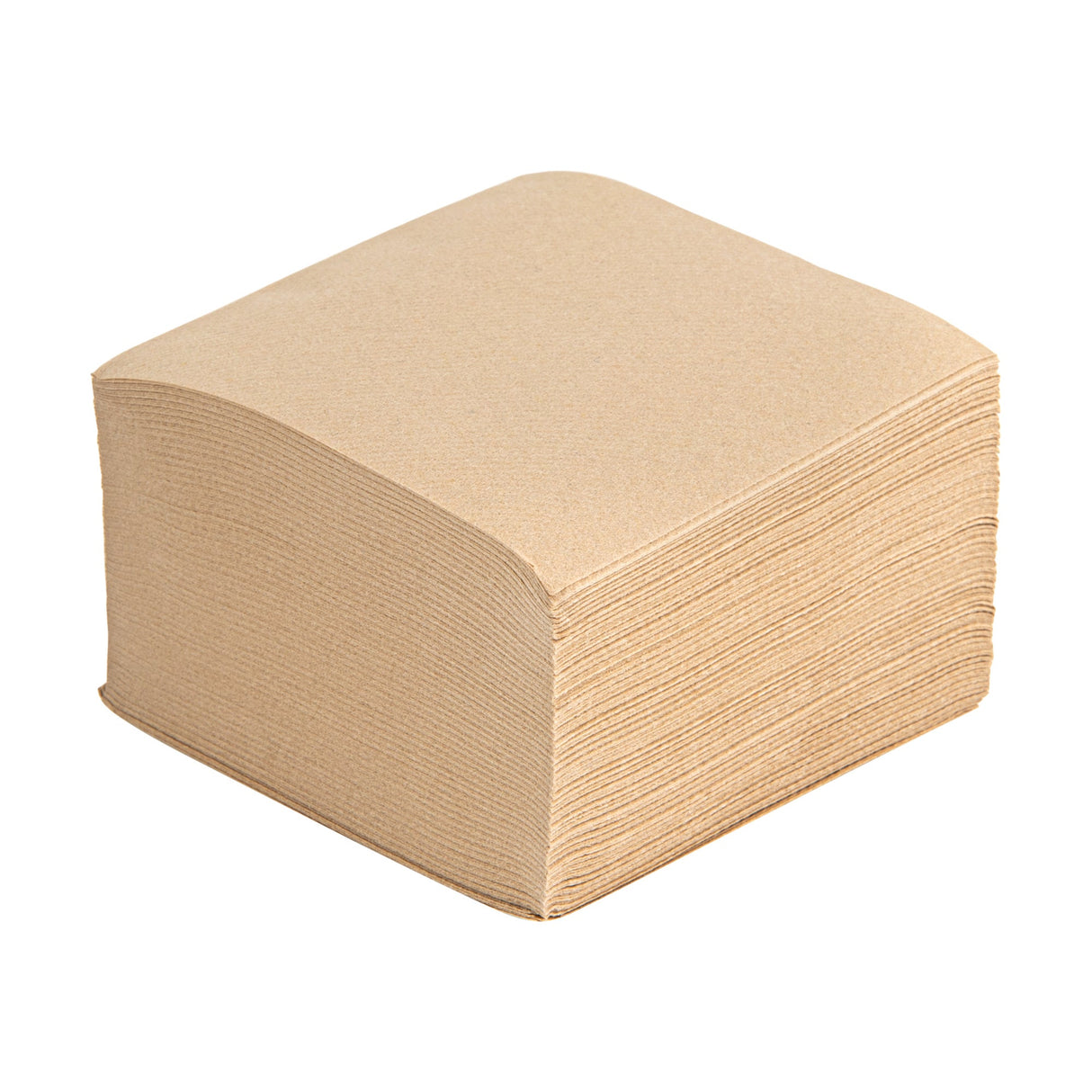 Napkins, Cocktail, Luxenap, Paper, Kraft, 9.50 x 9.50 Inch, Air Laid, Linen-Feel,32 - 50 COUNT