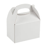Boxes, Gable & Lunch, Bio Tek 4 x 2.50 x 2.50 Inch, Greaseproof Paper, White,25 - 1 COUNT
