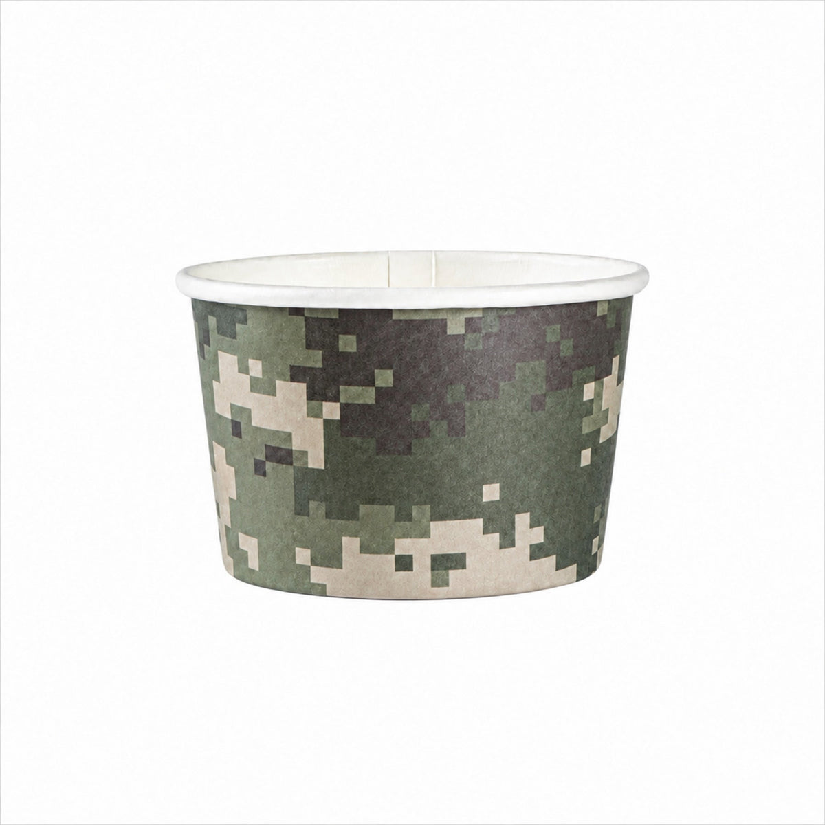 Cups, To-Go, Coppetta 4 Ounce, Paper, Camouflage, 3 x 3 x 2.50 Inch,50 - 1 COUNT