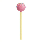 Cake Pop & Lolipop Stick, 6 x 0.16 Inch, Paper, Yellow,25 - 1 COUNT