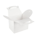 Boxes, Gable & Lunch, Bio Tek 10 x 7 x 8 Inch, Greaseproof Paper, White,4 - 25 COUNT