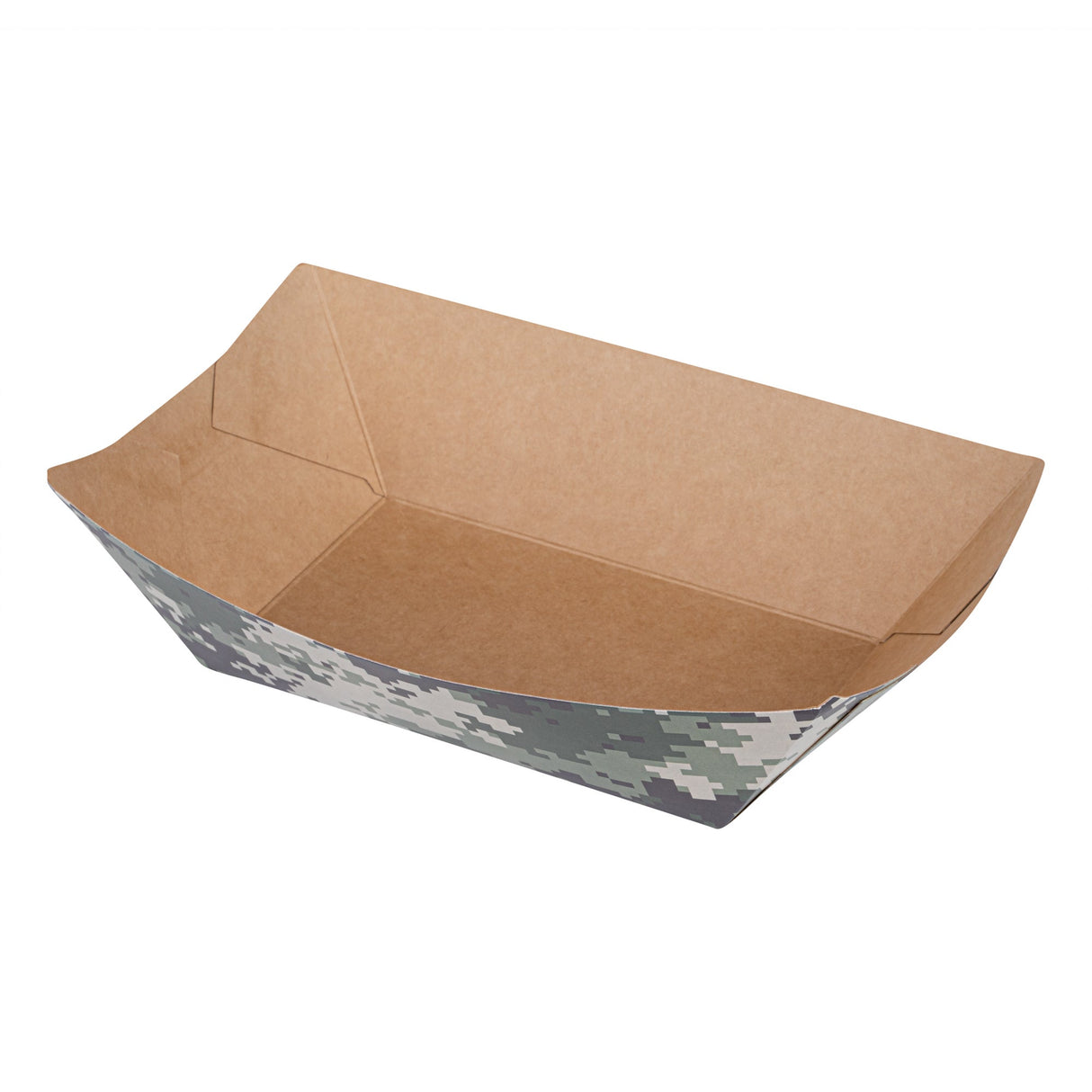 Boats, Bio Tek 5.50 x 3.50 x 2 Inch, Paper, Camouflage, 1 Pound, #100,50 - 1 EACH
