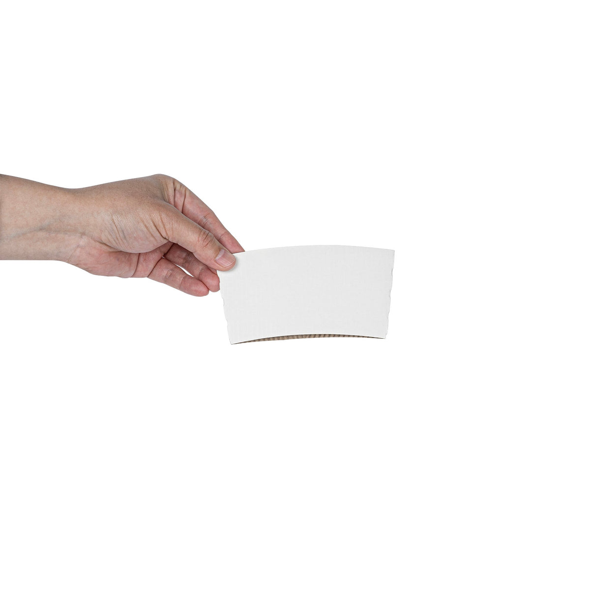Sleeves, Coffee, Paper, White, for 12 & 16 Ounce Cups,1 - 1000 COUNT