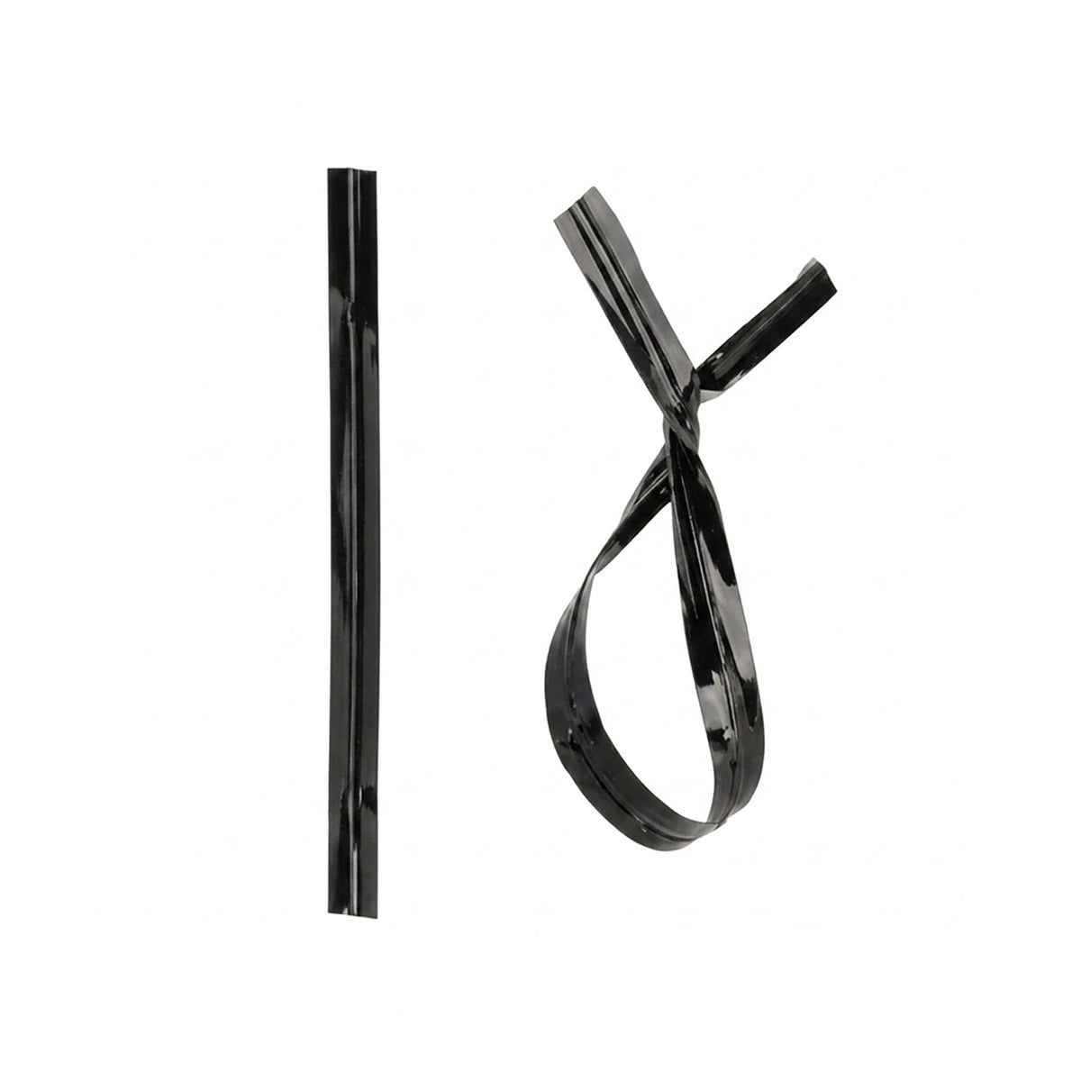 Twist Ties, Bag Tek, 4 Inch, Black,500 - 1 COUNT
