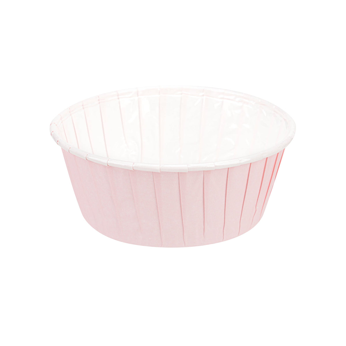 Cups, Baking, 5 Ounce, Paper, Pink, Pleated, Large 3.75 x 3.75 x 1.50 Inch, Round,200 - 1 COUNT