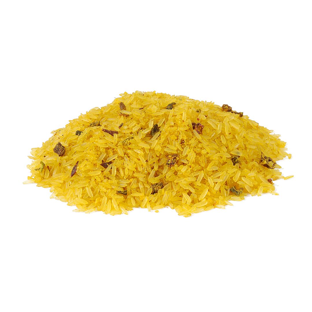 Rice, Yellow, Premium, Long Grain, with Saffron, Shelf-Stable,6 - 3.5 POUND