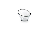 Bowls, Footed, Kaleidoscope, 5 Inch, Clear Glass, Slanted, 5 Linear Inch,12 - 1 COUNT