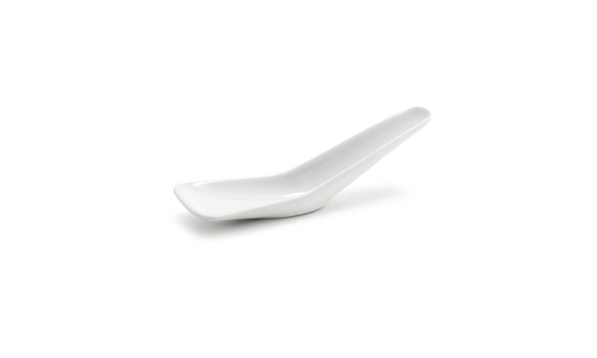 Spoons, Tasting, Porcelain, White, 5.75 Linear Inch,12 - 1 COUNT