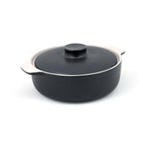 Dishes, Ovenware, 74 Ounce, Round, Black, with Lid,2 - 1 COUNT