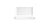 Plates, Nouvelle, 10 x 5 Inch, White, Rectangular,12 - 1 COUNT