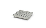 Trays, Drip, 6 x 6 Inch, Footed, Stainless Steel,6 - 1 COUNT