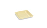 Plates, Square, Servewise, 4.5 Inch, Natural, Poplar & Pine Wood, 4.5 Linear Inch,1 - 200 COUNT