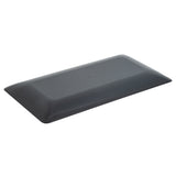 Plates, Maxi Serve 17 x 9 Inch, Plastic, Matte Black, Rectangular,4 - 25 COUNT