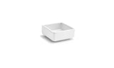 Dishes, Porcelain, 2.75 Inch, White, Square,12 - 1 EACH