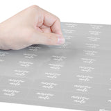 Labels, Water-Resistant, 2 x 1 Inch, Clear & White,1 - 100 COUNT