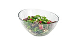 Bowls, Footed, Kaleidoscope, 10 Inch, Clear Glass, Slanted, 10 Linear Inch,4 - 1 COUNT