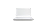 Plates, Kyoto, 13 x 7 Inch, White, Rectangle,6 - 1 COUNT