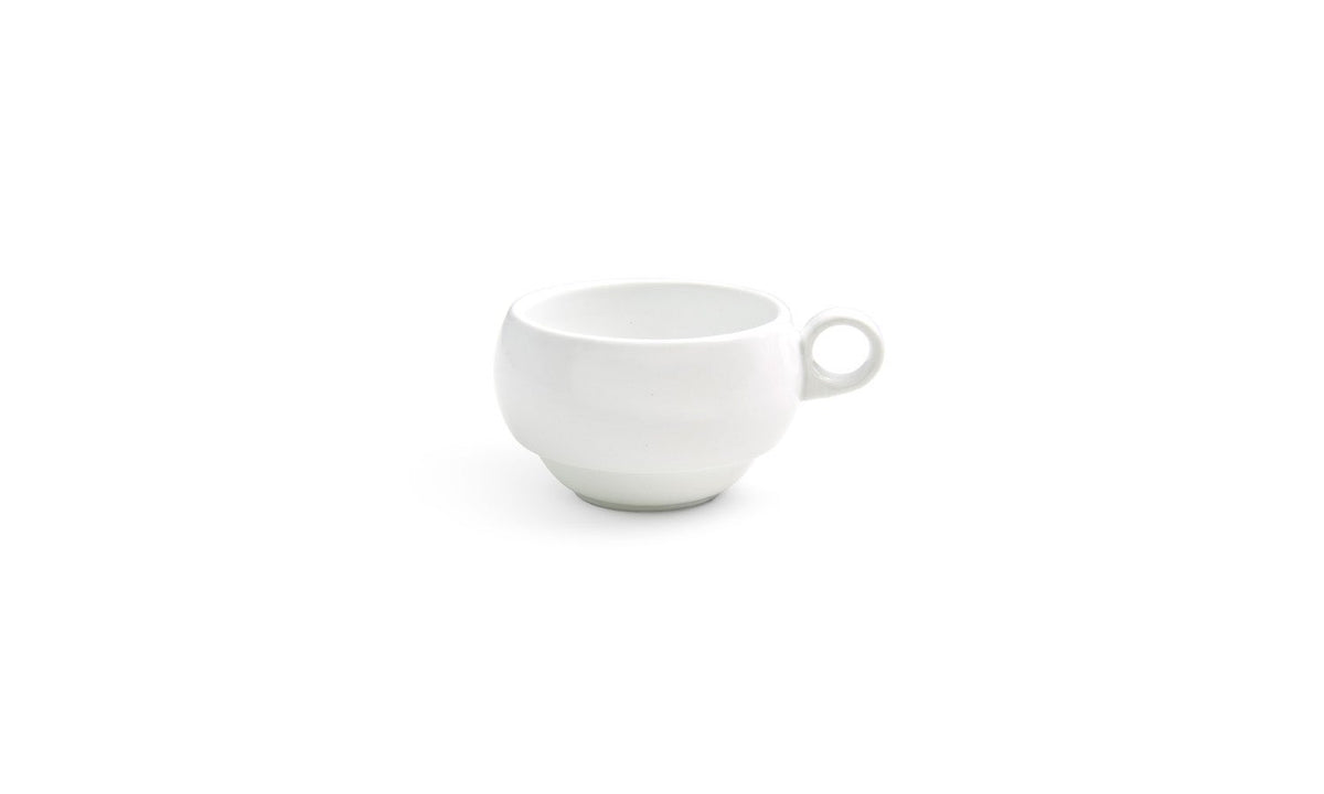 Mugs, Monaco, 9 Ounce, White, Porcelain, Stackable, 9 Ounce,12 - 1 COUNT