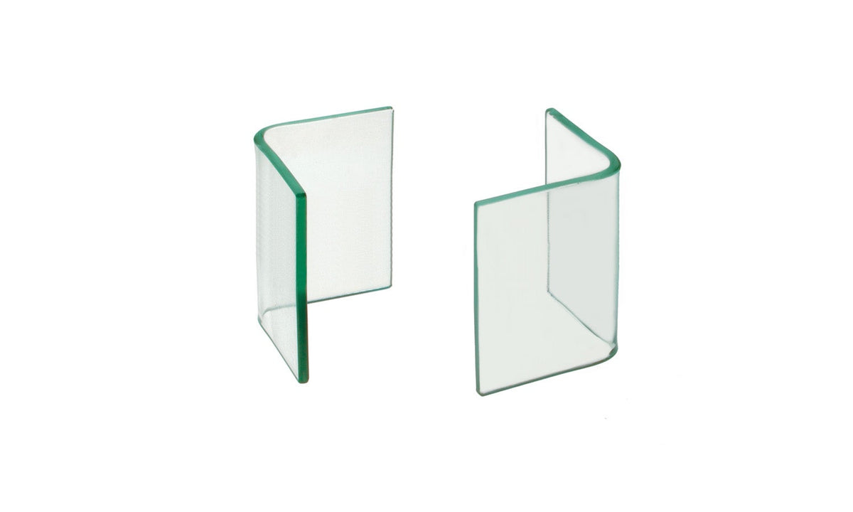 Riser Sets, Arctic L-Shaped, 6.25 Inch, 2 Piece, Clear, Glass,2 - 1 COUNT