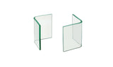 Riser Sets, Arctic L-Shaped, 6.25 Inch, 2 Piece, Clear, Glass,2 - 1 COUNT