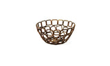Bowls, Link, Coppered Wireware, 2.5 x 5.5 Inch, Copper, 5.5 Inch,12 - 1 EACH