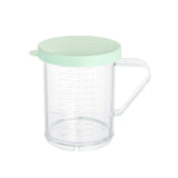 Shaker, Spice, 10 Ounce, Dredge, Clear, Polycarbonate, with Green Extra Fine Lid,1 - 10 OUNCE