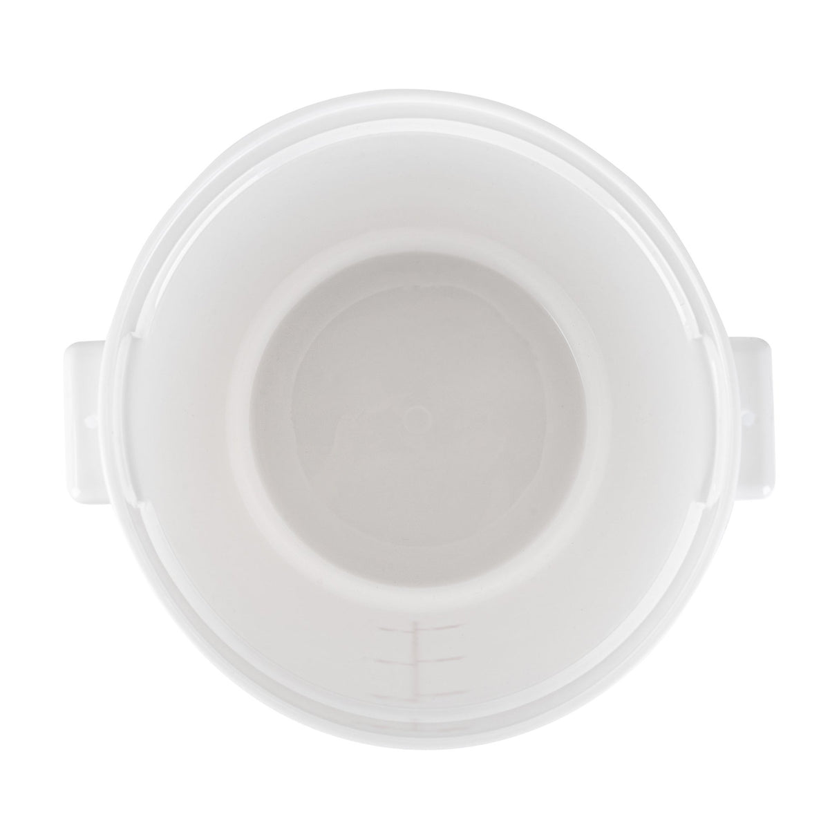 Containers, Food Storage, Met Lux 8 Quart, Round, White, 8.75 x 8.75 x 10.75 Inch, with Red Volume Markers,1 - 1 EACH