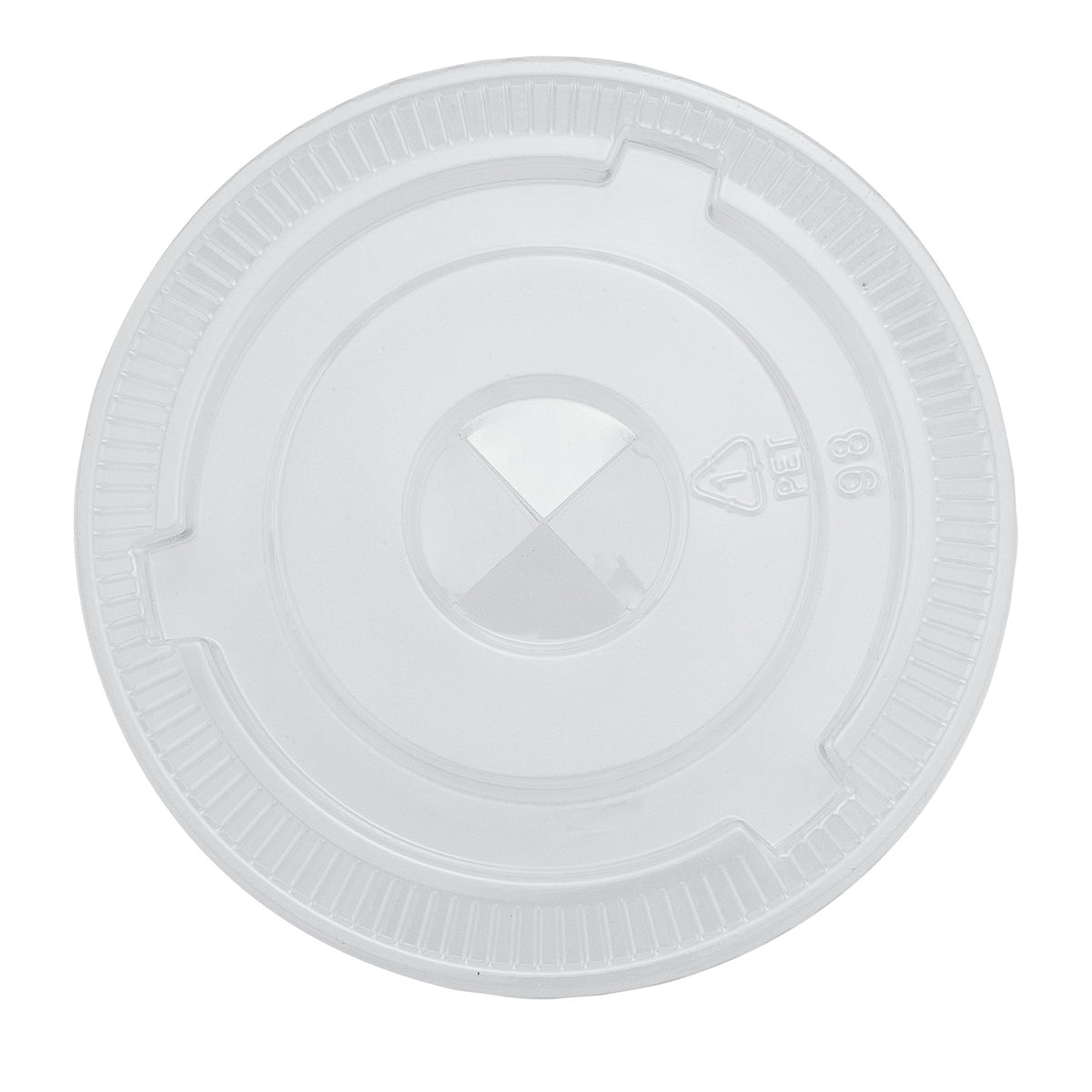 Lids, Flat, RW Base, Plastic, Clear, 3.75 x 3.75 Inch, for Plastic Dessert Cup, Round,50 - 1 COUNT