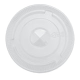 Lids, Flat, RW Base, Plastic, Clear, 3.75 x 3.75 Inch, for Plastic Dessert Cup, Round,50 - 1 COUNT