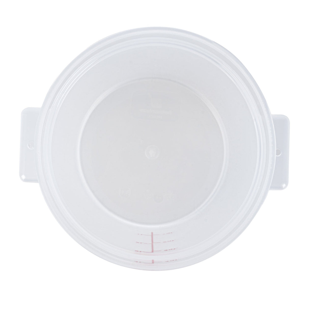 Containers, Food Storage, Met Lux 4 Quart, Round, Translucent, 7.25 x 7.25 x 8.50 Inch, with Red Volume Markers,10 - 1 EACH