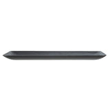 Plates, Maxi Serve 14.25 x 6.25 Inch, Plastic, Matte Black, Rectangular,4 - 25 COUNT