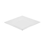 Plate, Small, Voga Classic Melamine, 6 x 6 x 0.75 Inch, White, Square,1 - 4 COUNT