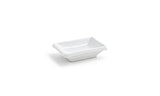 Dishes, Sampler, 2 Ounce, White, Porcelain, 2.5 x 4 Inch, Rectangular,12 - 1 COUNT