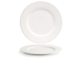Plates, Rim, Porcelain, 12.25 Inch, White, Round,4 - 1 COUNT