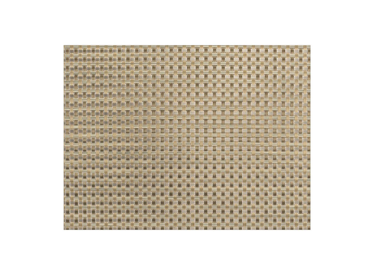 Placemats, Basketweave, 16 x 12 Inch, Large, Tan, Vinyl,12 - 1 EACH