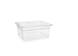 Pans, Food, 12.5 x 10 x 5.75 Inch, Half-Size Deep, Clear, Plastic,4 - 1 COUNT