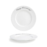 Plates, 10.5 Inch, Monaco, Happy Anniversary,4 - 1 COUNT